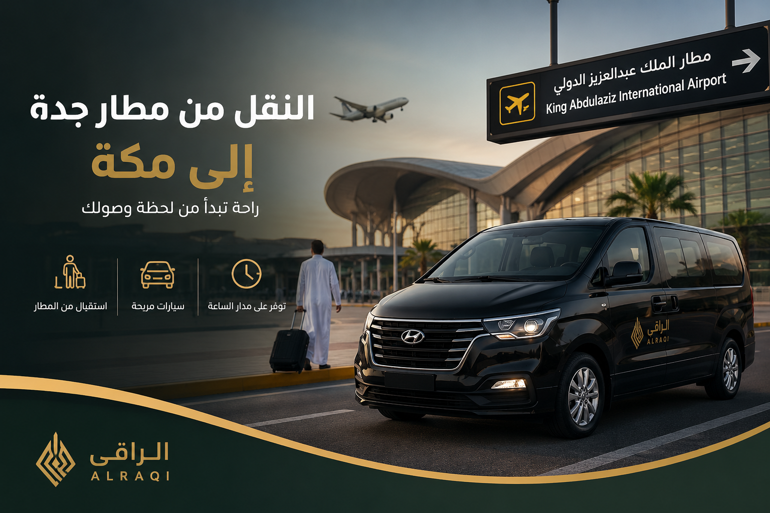النقل من مطار الملك عبدالعزيز في جدة إلى مكة: أفضل الخيارات والأسعار ونصائح الحجز
